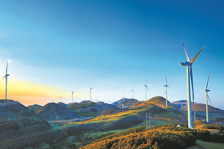 貴州關嶺縣——50MW風力發(fā)電電站